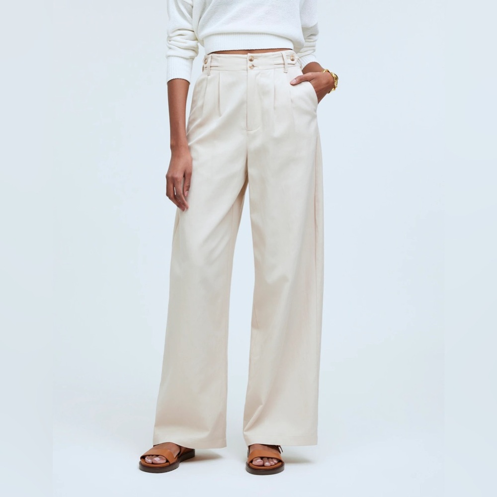 Madewell The Harlow Wide-Leg Pant Size 10 in Harvest Moon | High Rise